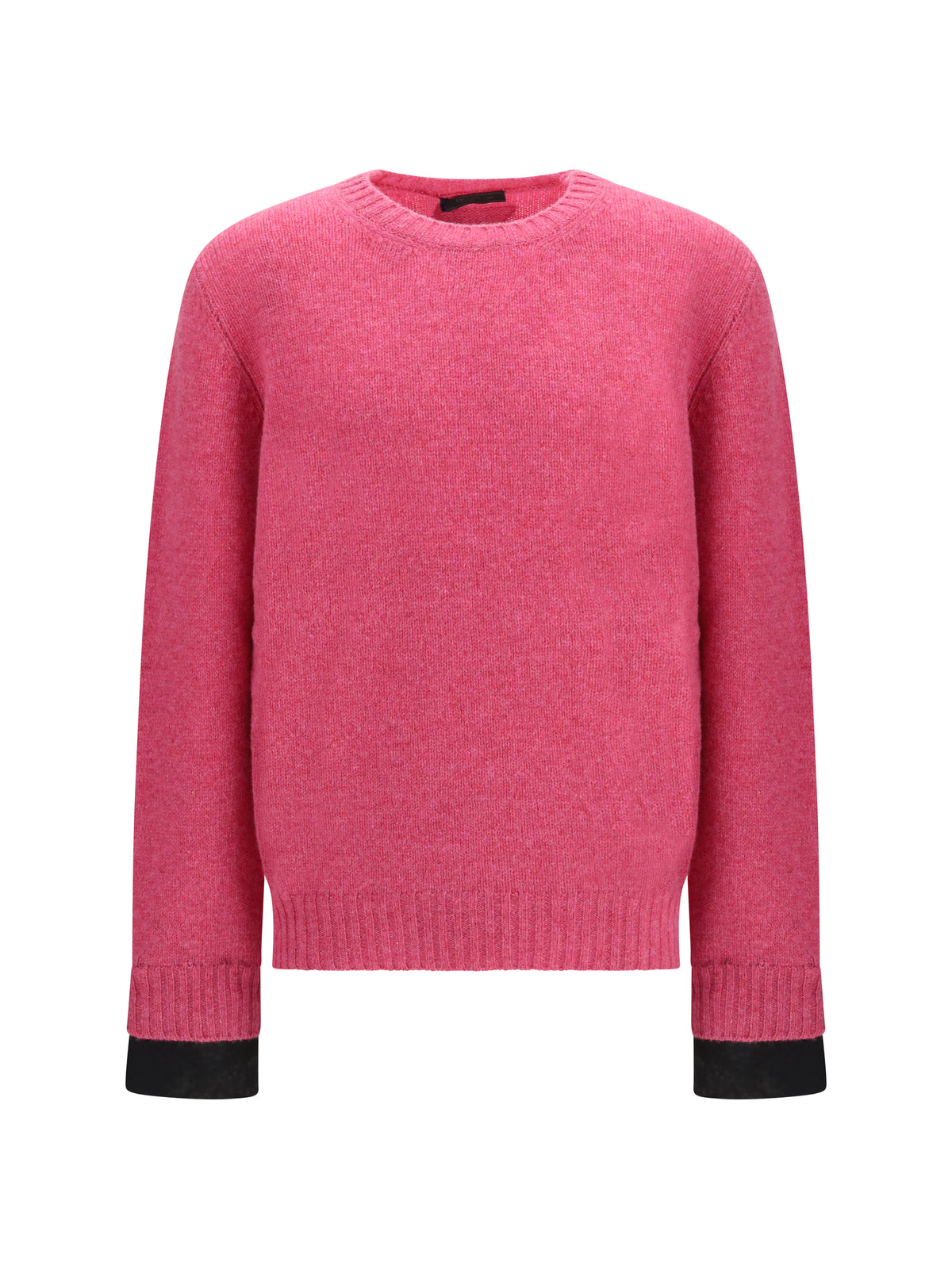 Prada Shetland wool crewneck Sweater - Pink