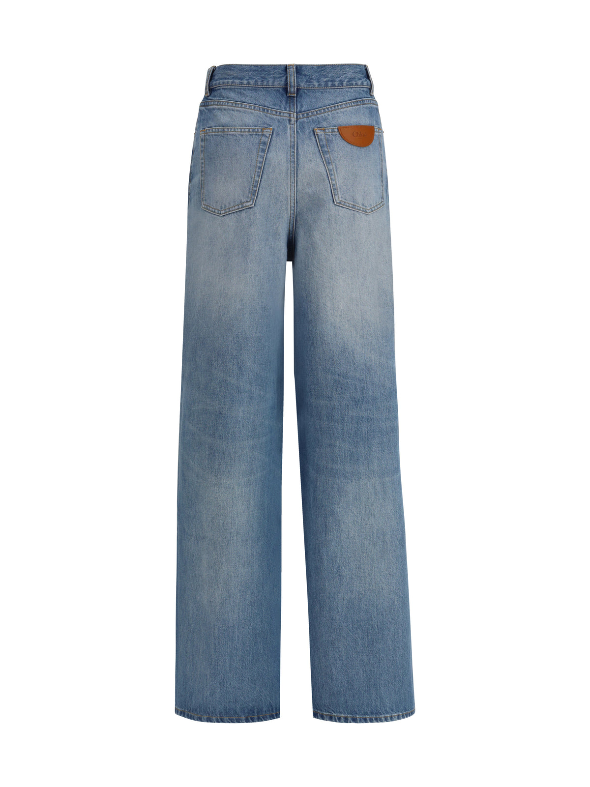 Chloé High-Rise Wide-Leg Jeans - Dream Blue