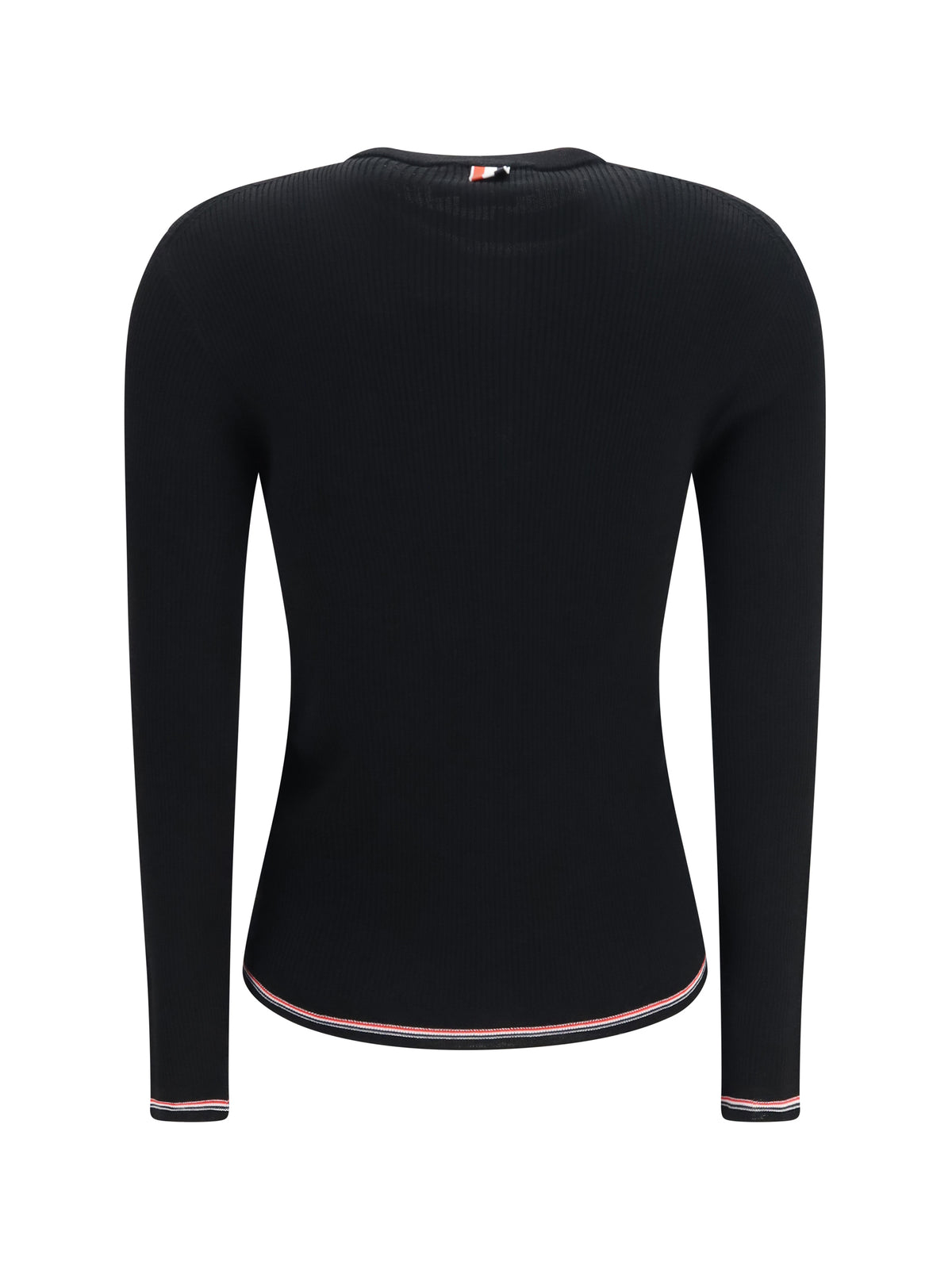 Thom Browne Ribbed merino wool Cardigan - Black
