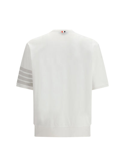 THOM BROWNE 4-Bar cotton jersey T-shirt