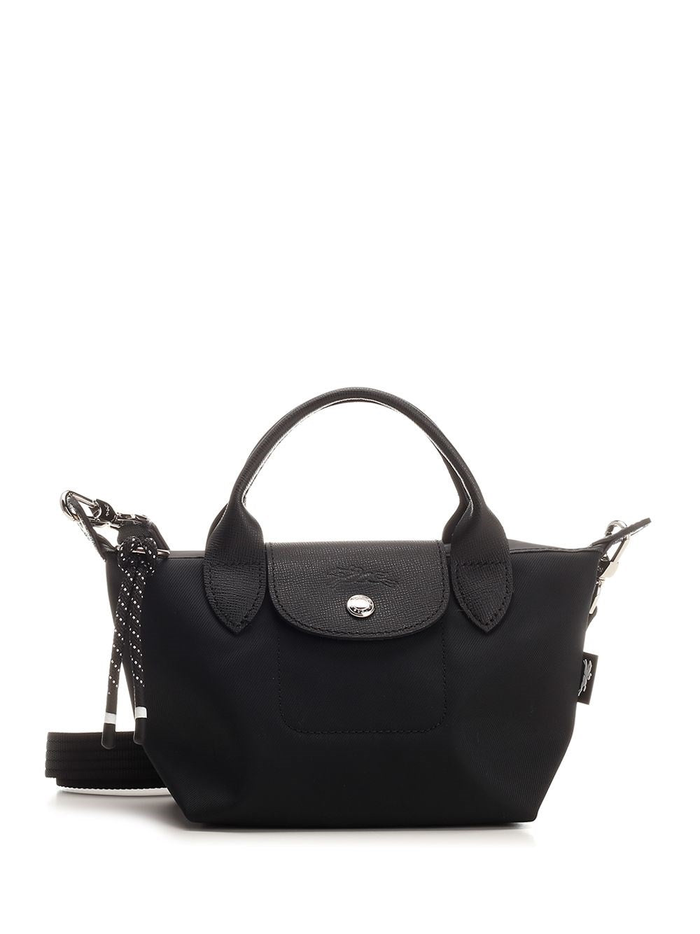 Longchamp Paris Le Pliage Energy Xs Handle Bag - Black