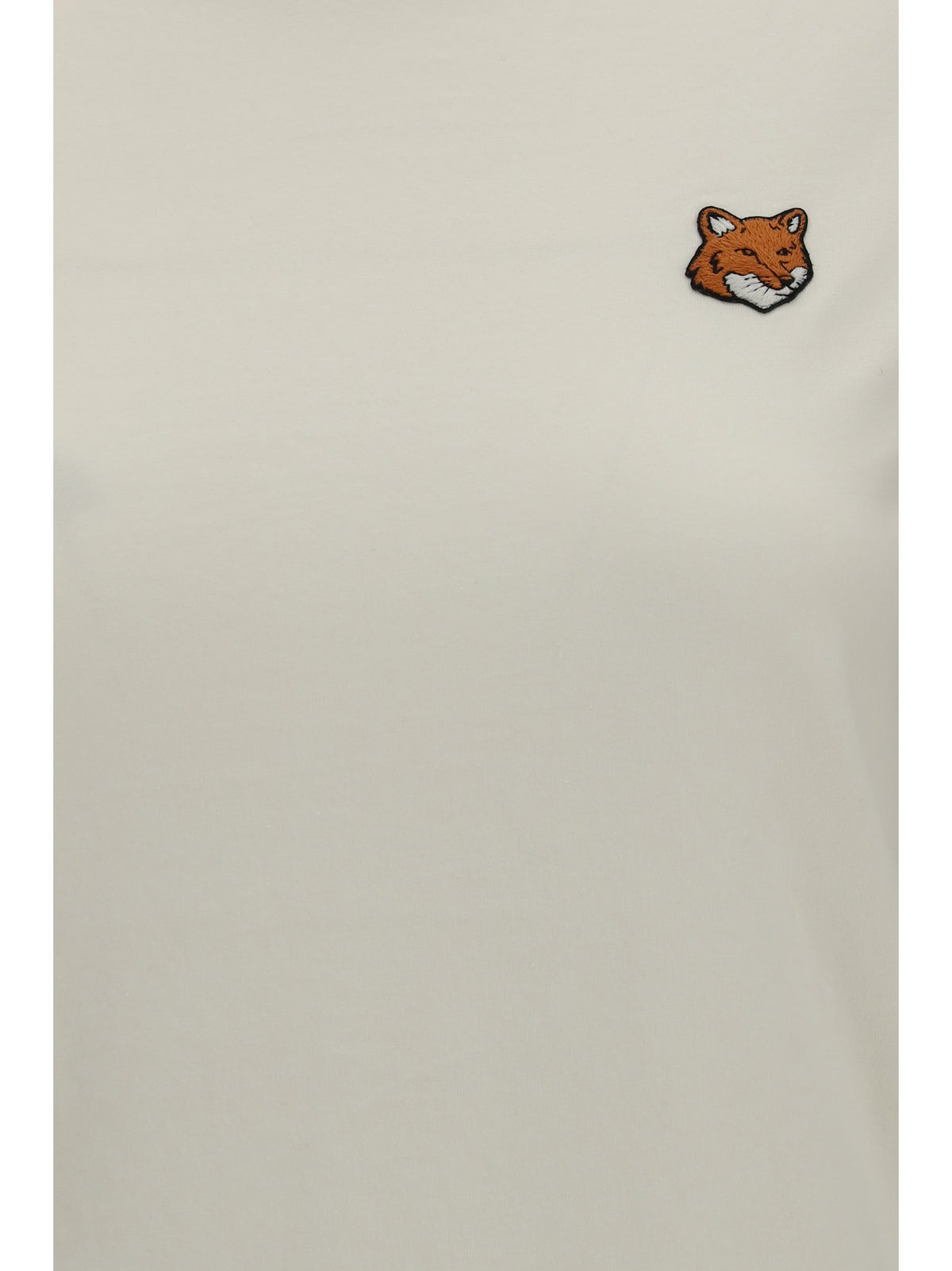 Maison Kitsuné Fox Head Regular T-shirt - Noble Beige