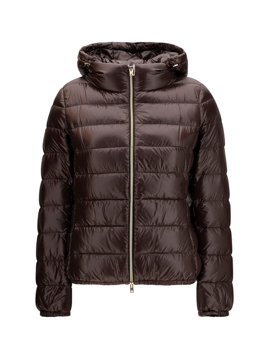 Herno Giada down Jacket - Brown Dark