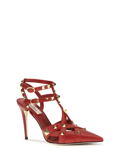 VALENTINO GARAVANI Studdy Décolleté in kidskin