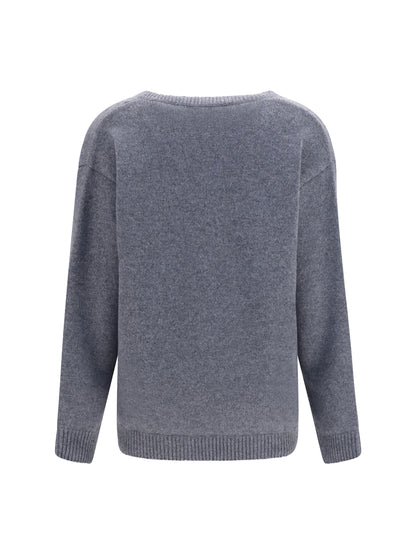 Valentino Cashmere Sweater - Grey Melange