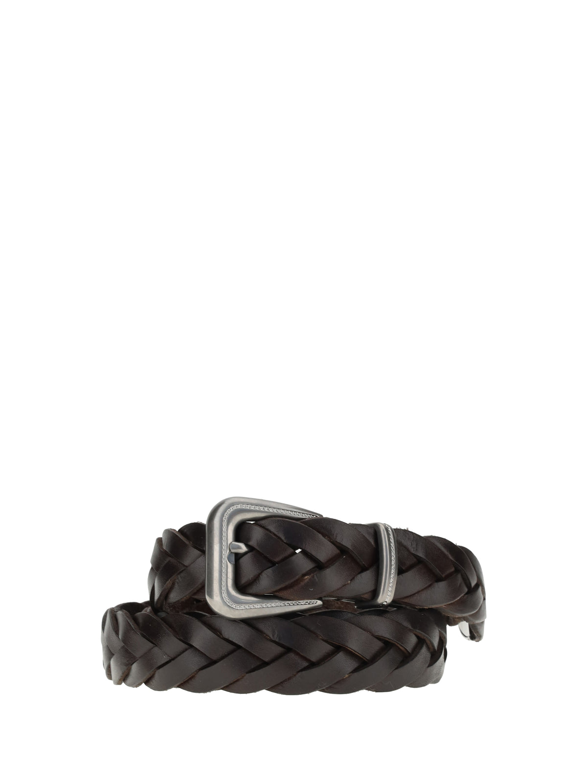 Brunello Cucinelli Woven leather Belt - Testa Di Moro