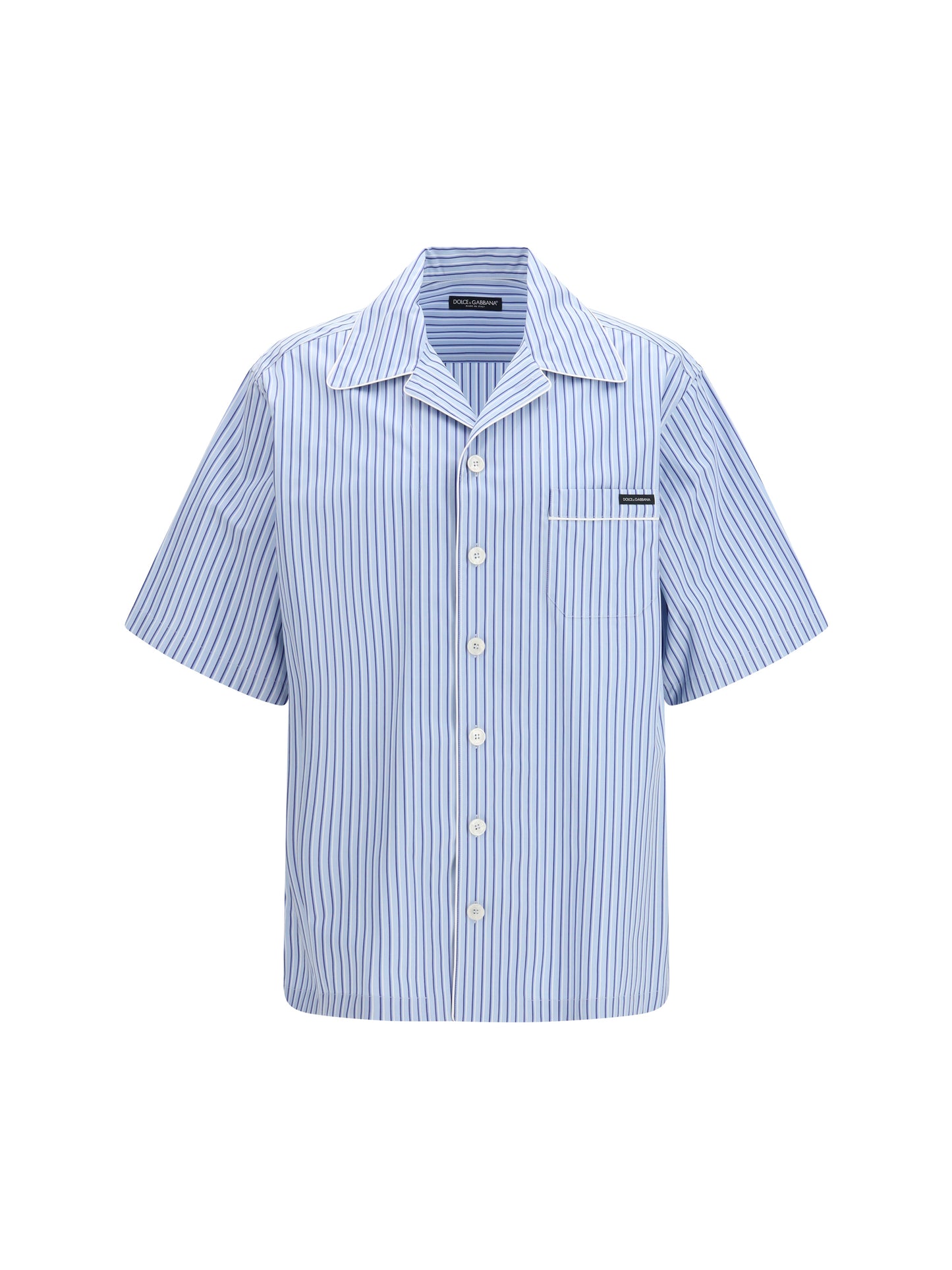DOLCE & GABBANA Striped poplin Hawaii Shirt
