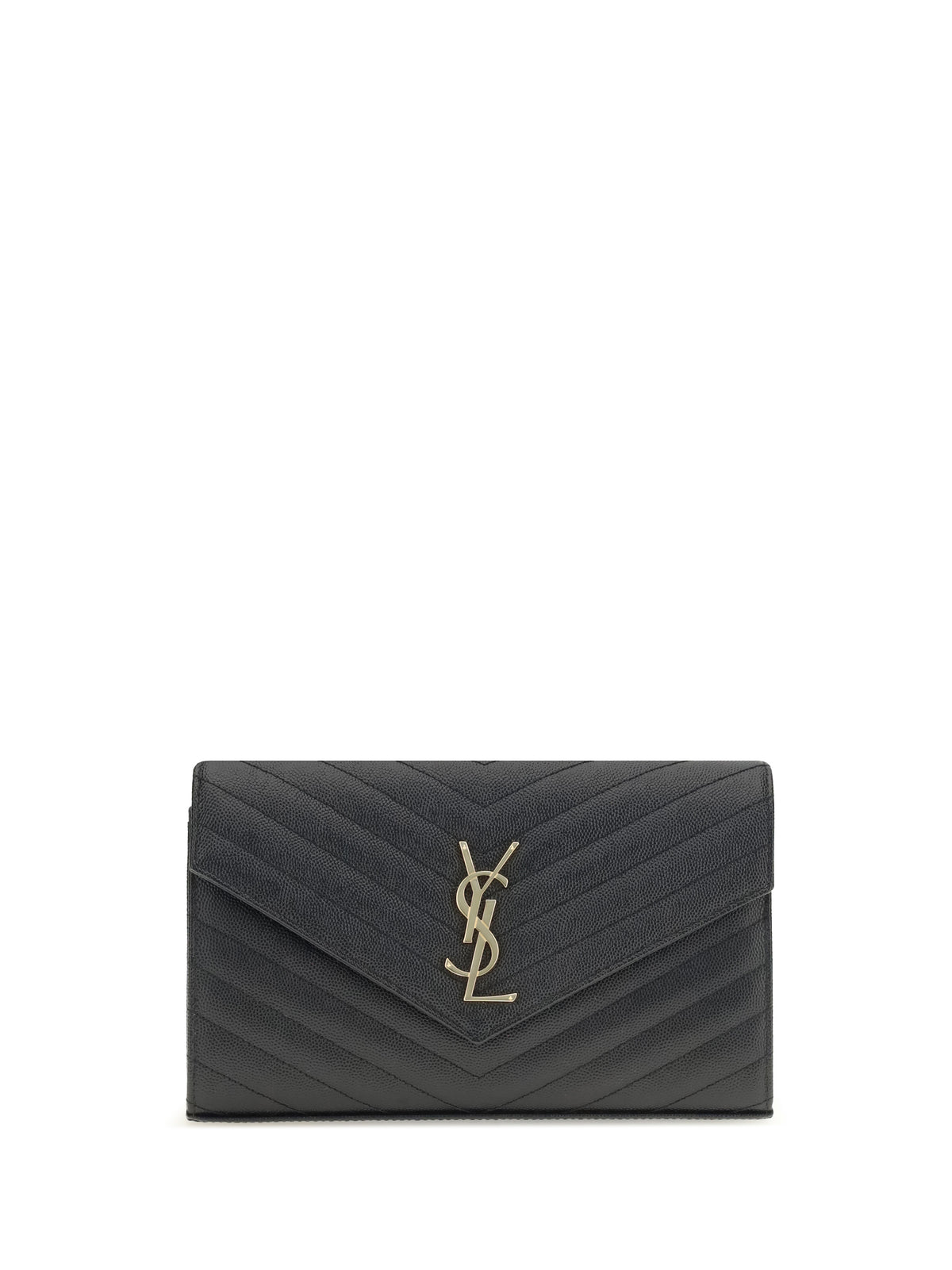 Saint Laurent Logoed Shoulder Bag - Black