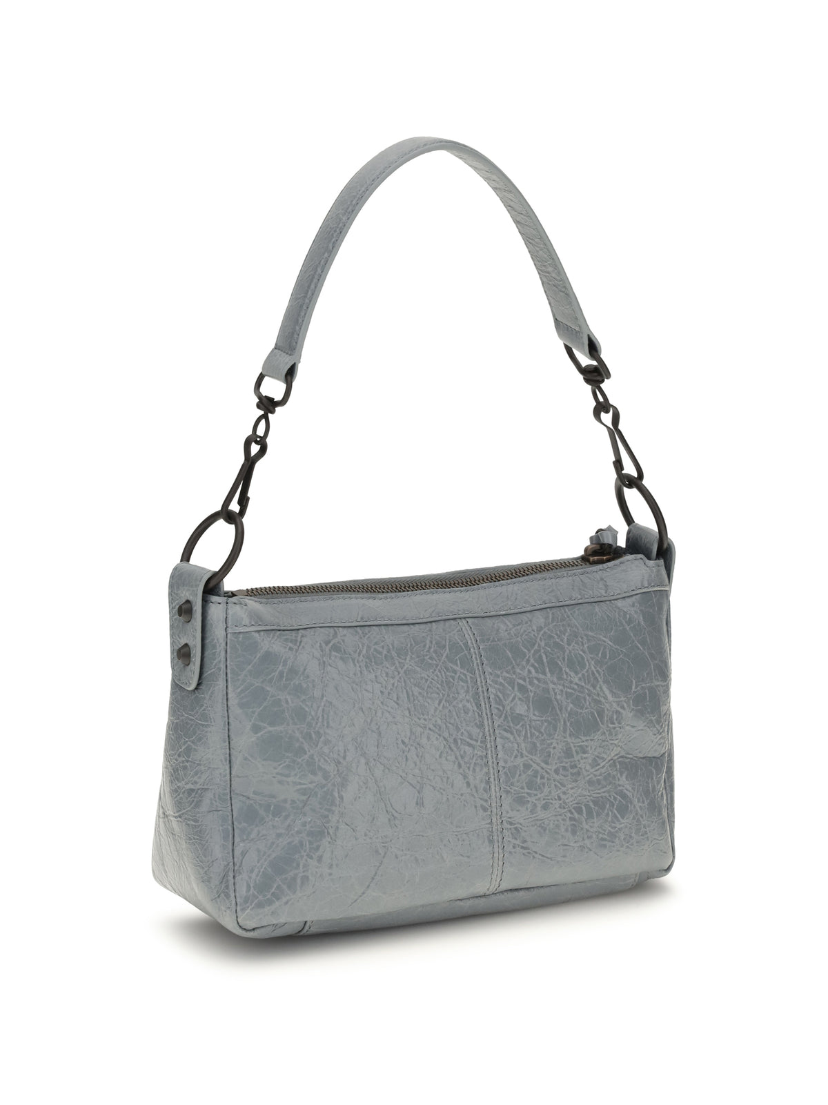 Balenciaga Le City Moto mini Handbag - Blue Grey