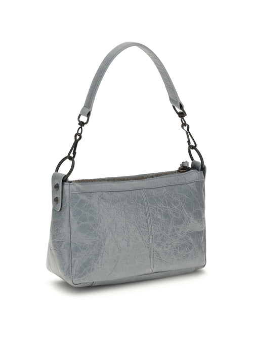 Balenciaga Le City Moto mini Handbag - Blue Grey