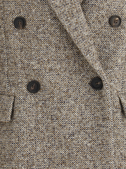 BRUNELLO CUCINELLI Virgin Wool and Silk mélange Jacket