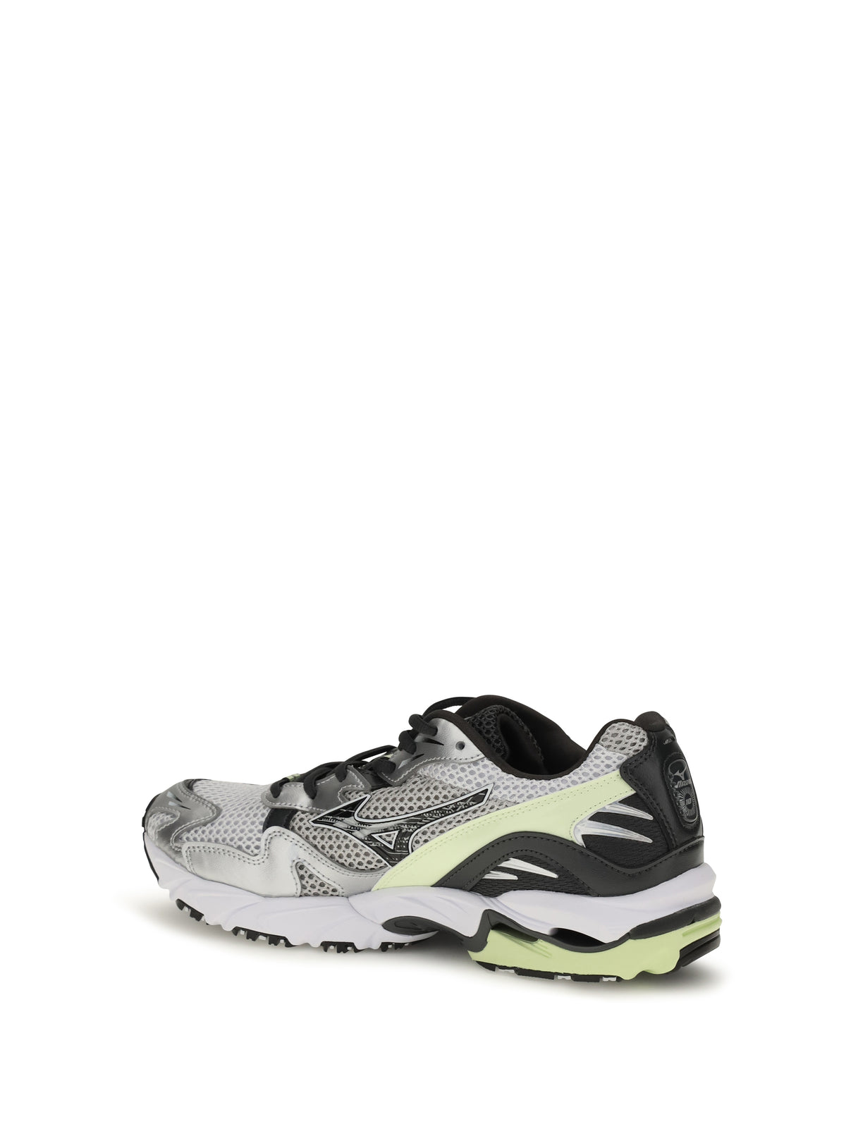 Mizuno Wave Rider 10 Sport Sneakers - Cloudscape/Black Sand/Grossular Green