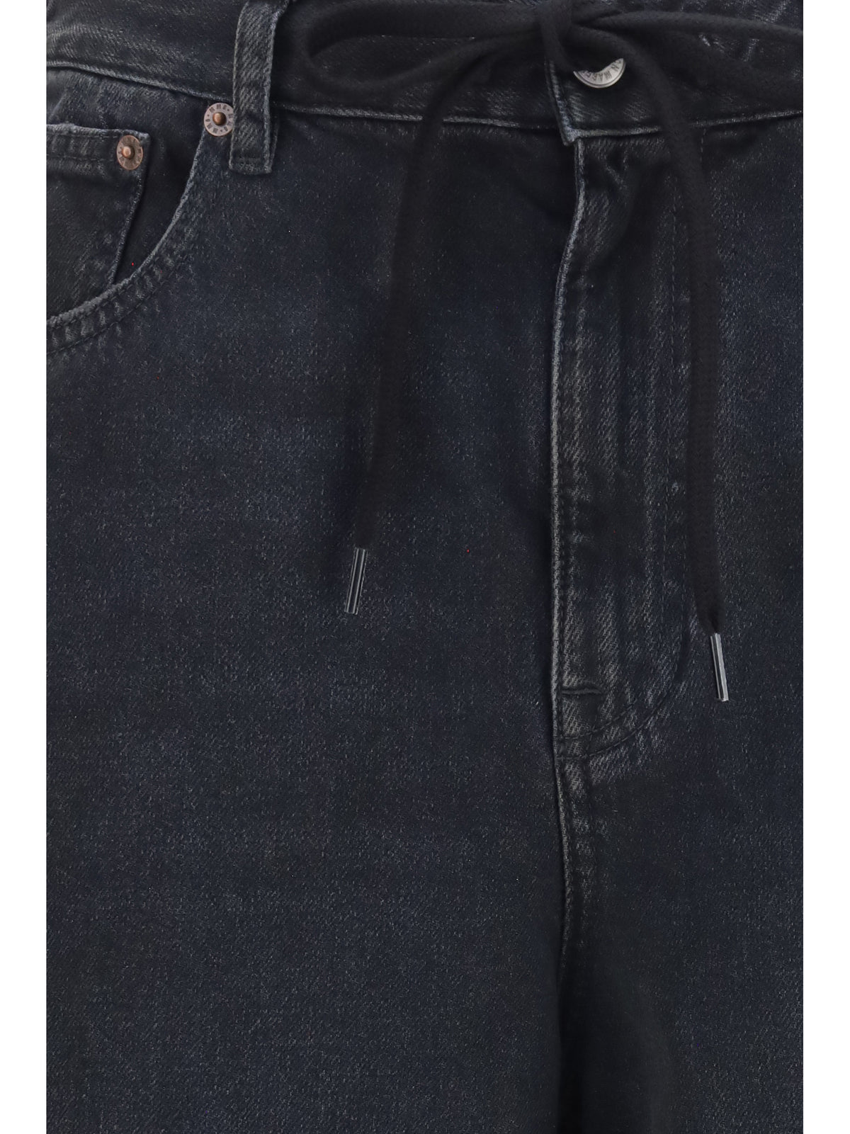 MM6 Maison Margiela Straight-leg stretch denim Jeans - Black