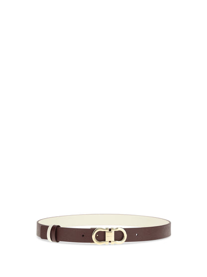 FERRAGAMO Reversible and adjustable Gancini Belt