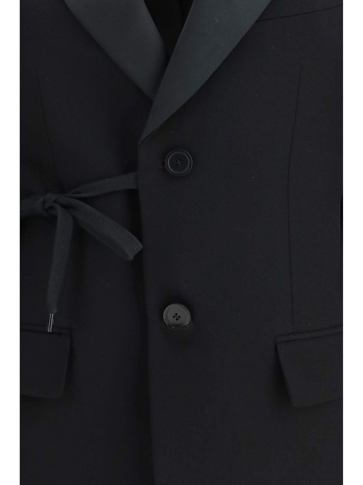 Balenciaga Wrap tailored Jacket - Black