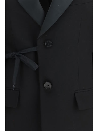 Balenciaga Wrap tailored Jacket - Black