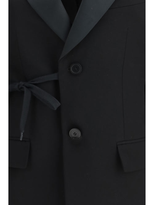 Balenciaga Wrap tailored Jacket - Black