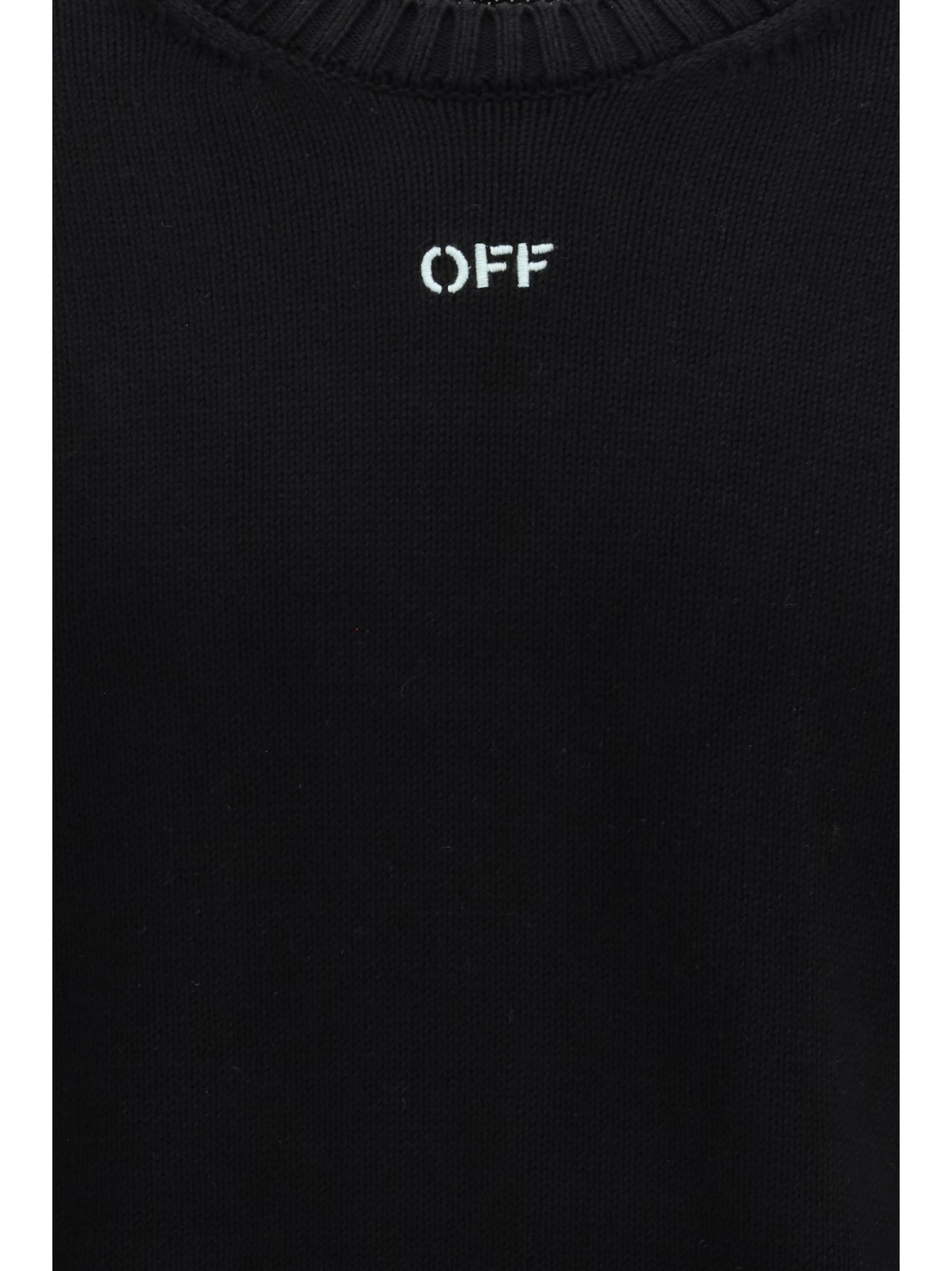 OFF-WHITE Diagonal Arrow Fuzzy Sweater