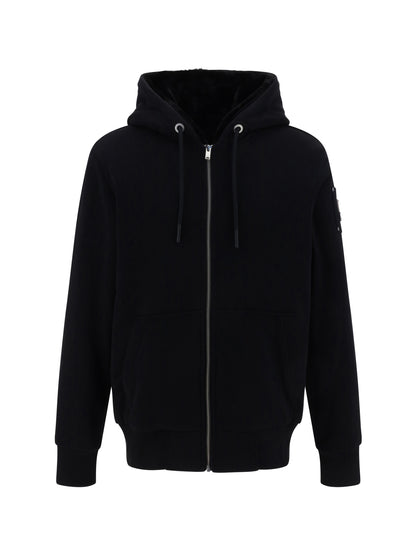 Moose Knuckles Bunny Hooded Sweatshirt - Black