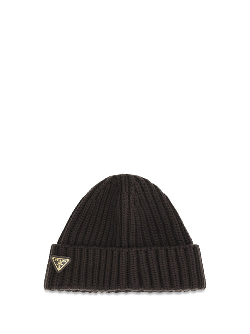 Prada Virgin wool Beanie Hat - Moro