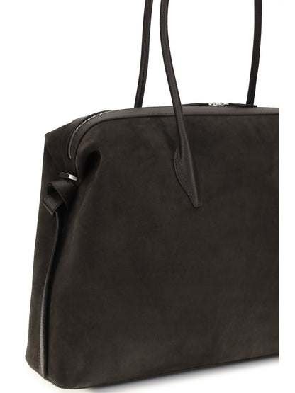 Yuzefi Large Brioche Duffle Shoulder Bag - Ganache