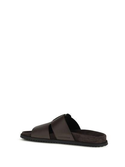 DOLCE & GABBANA Leather Sandals
