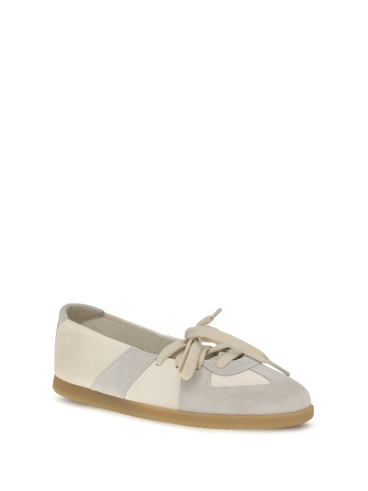 Maison Margiela Lace-uo Ballerinas - Bleached Sand