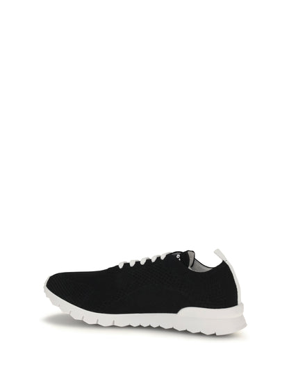 Kiton Fabric Sneakers - Black