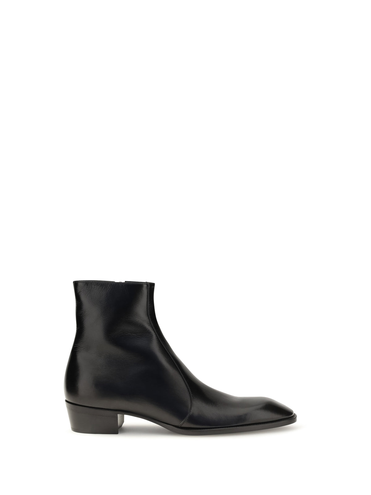 Saint Laurent Aurelien Splendor Ankle Boots - Black