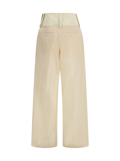 Max Mara Sportmax Ferito Pants - Ecru