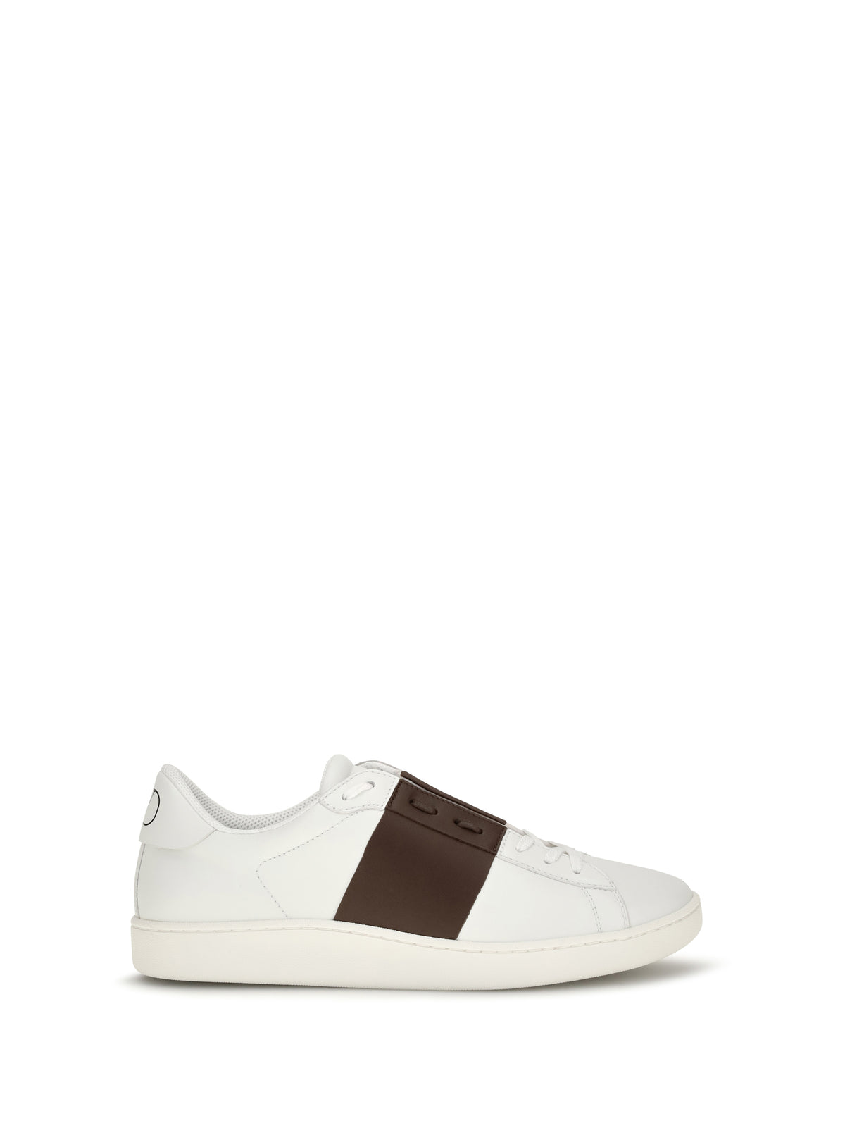 Valentino Garavani Open Sneakers - White/Bark Brown
