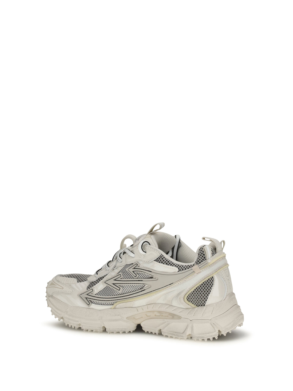 Off-White Be Right Back Worn Out Sneakers - Beige/Grey