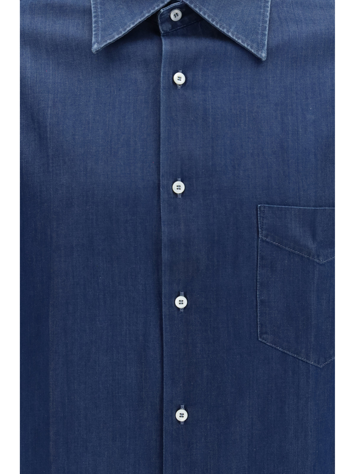 Brunello Cucinelli Lightweight denim Shirt - Denim Dark