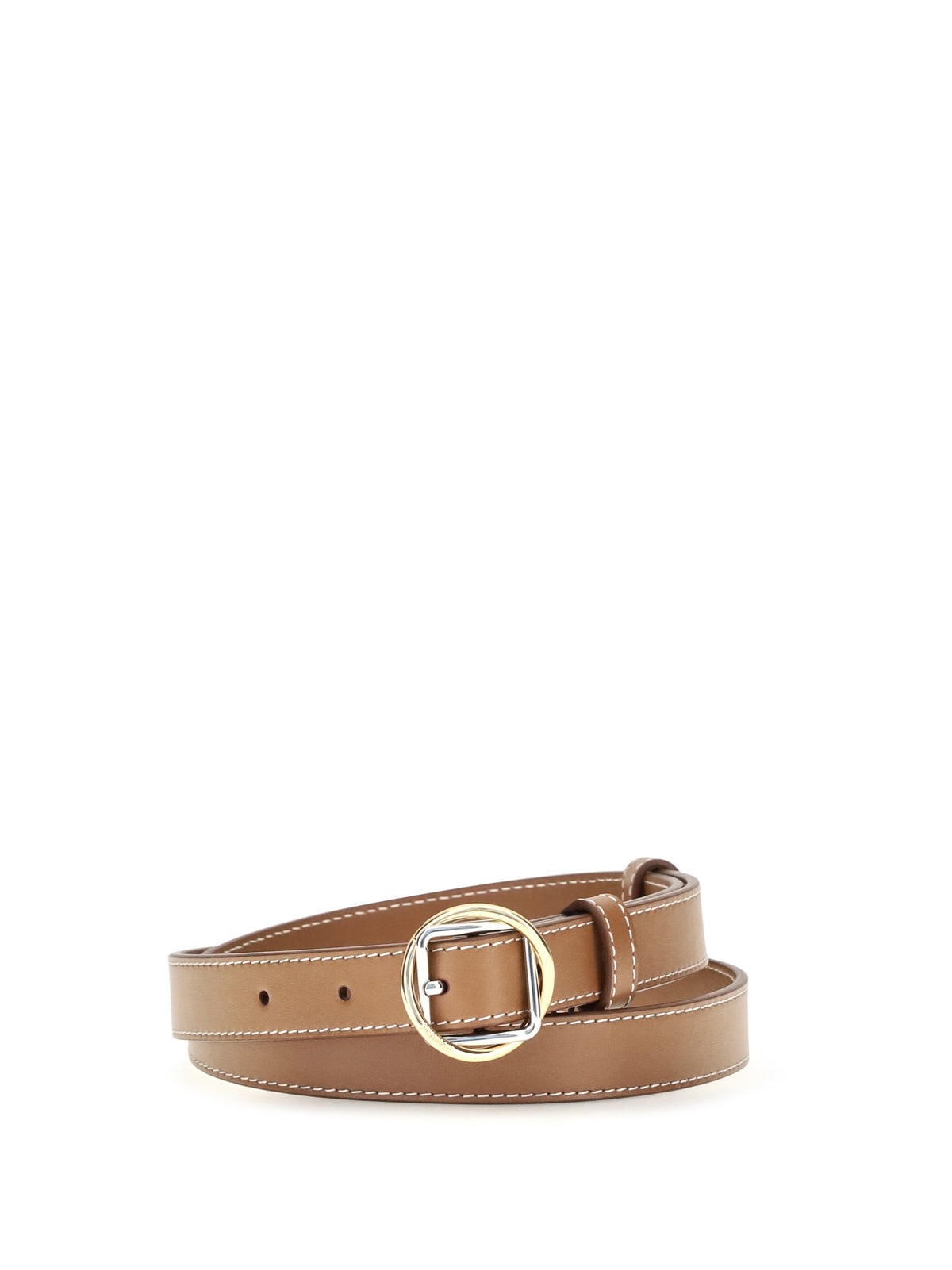 Jacquemus Salon slim leather Belt - Light Brown 2