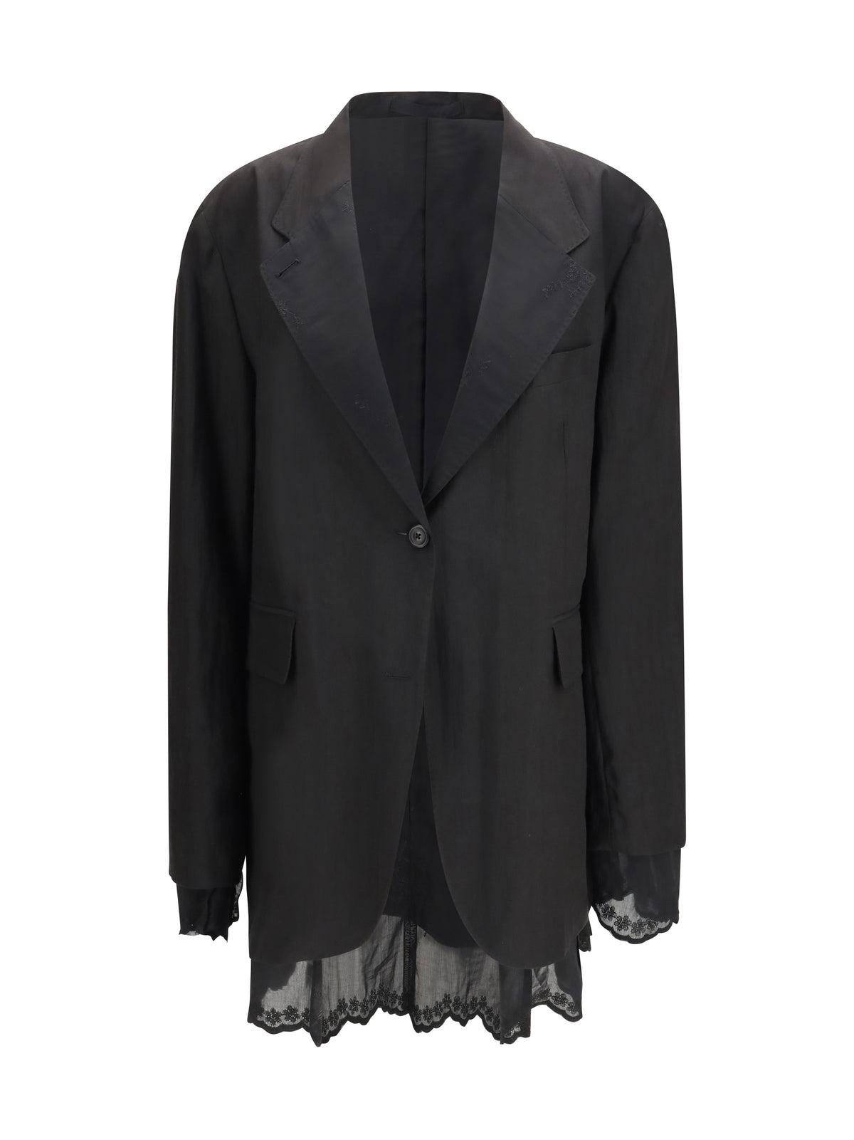 Our Legacy Reversible drip single breasted Blazer - Soot Black