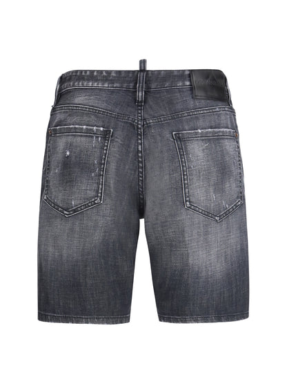 Dsquared2 Washed Marine Shorts - Black