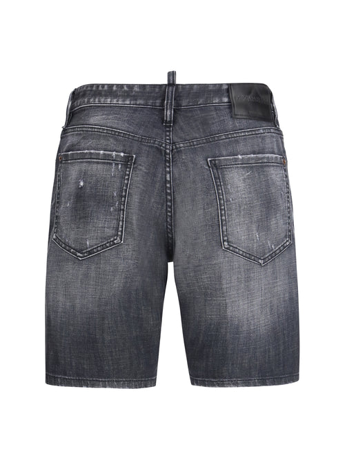 Dsquared2 Washed Marine Shorts - Black