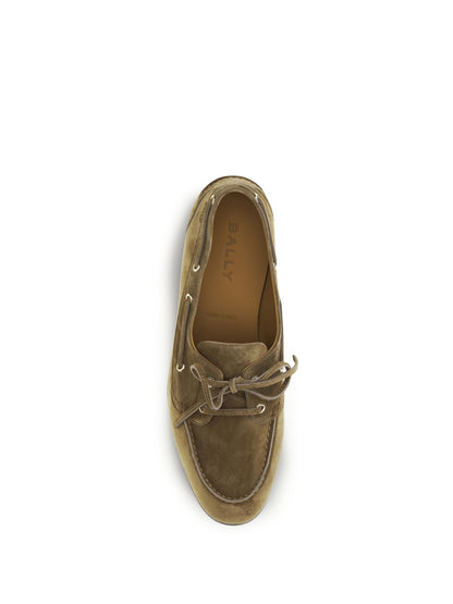 Bally Plume suede Loafers - Sigaro