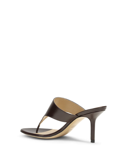 Francesco Russo Thong Sandals - Burgundy