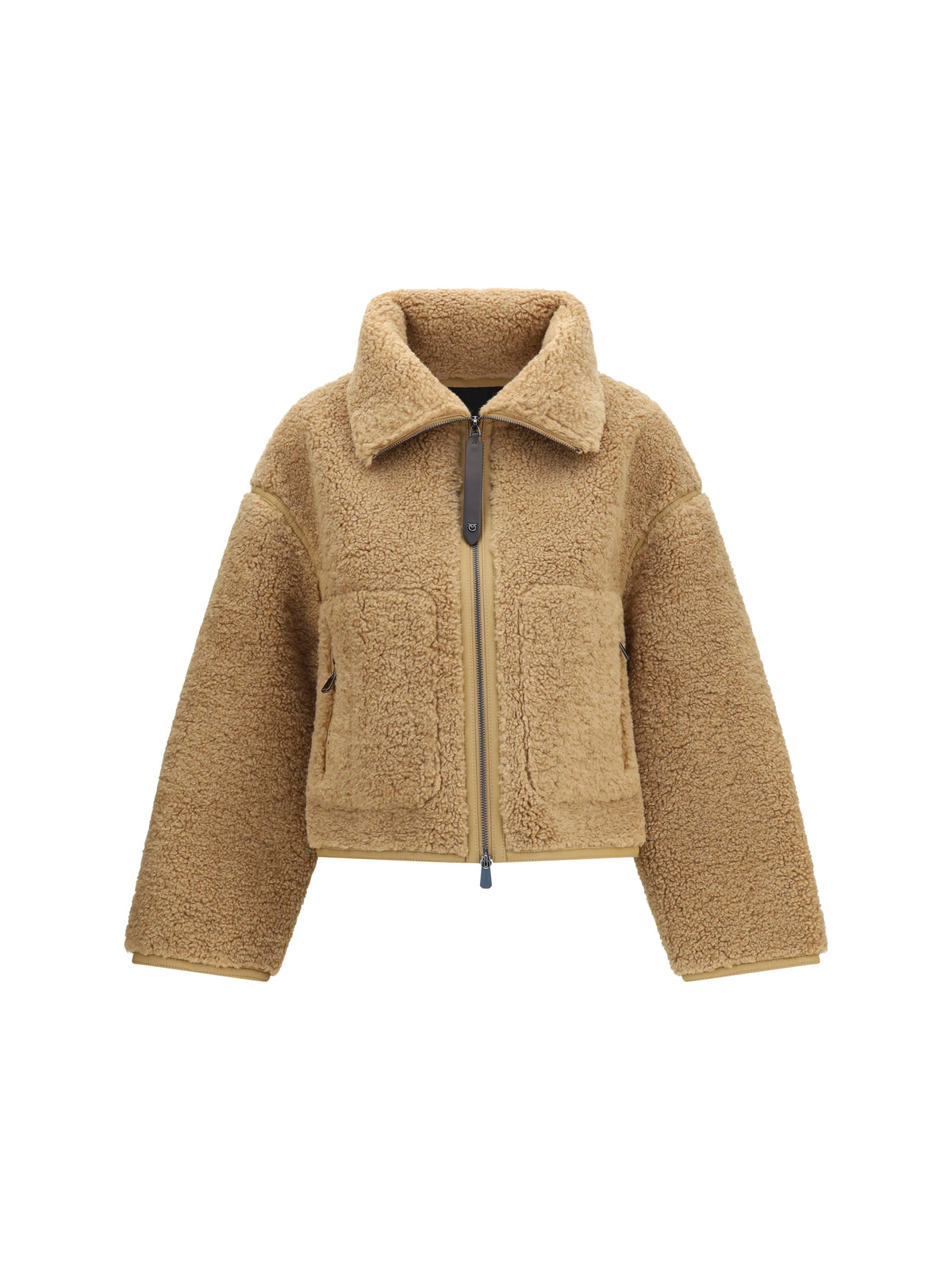 Pinko Eco shearling Jacket - Beige Scoiattolo Light