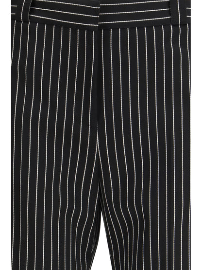 TOM FORD Striped wool and cotton Pant