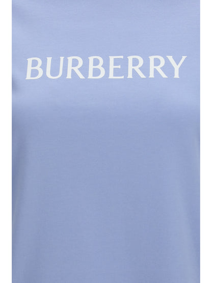 BURBERRY Embroidered logo cotton T-shirt