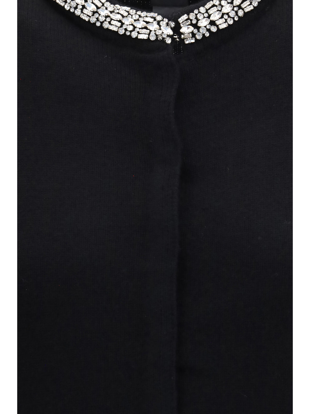 Pinko Colonia Cardigan with jewel collar - Black Limousine