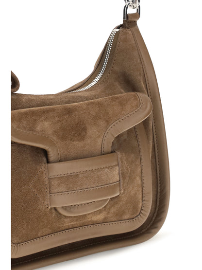 Pierre Hardy Alpha Day Miss leather Shoulder Bag - Light Brown-Camel