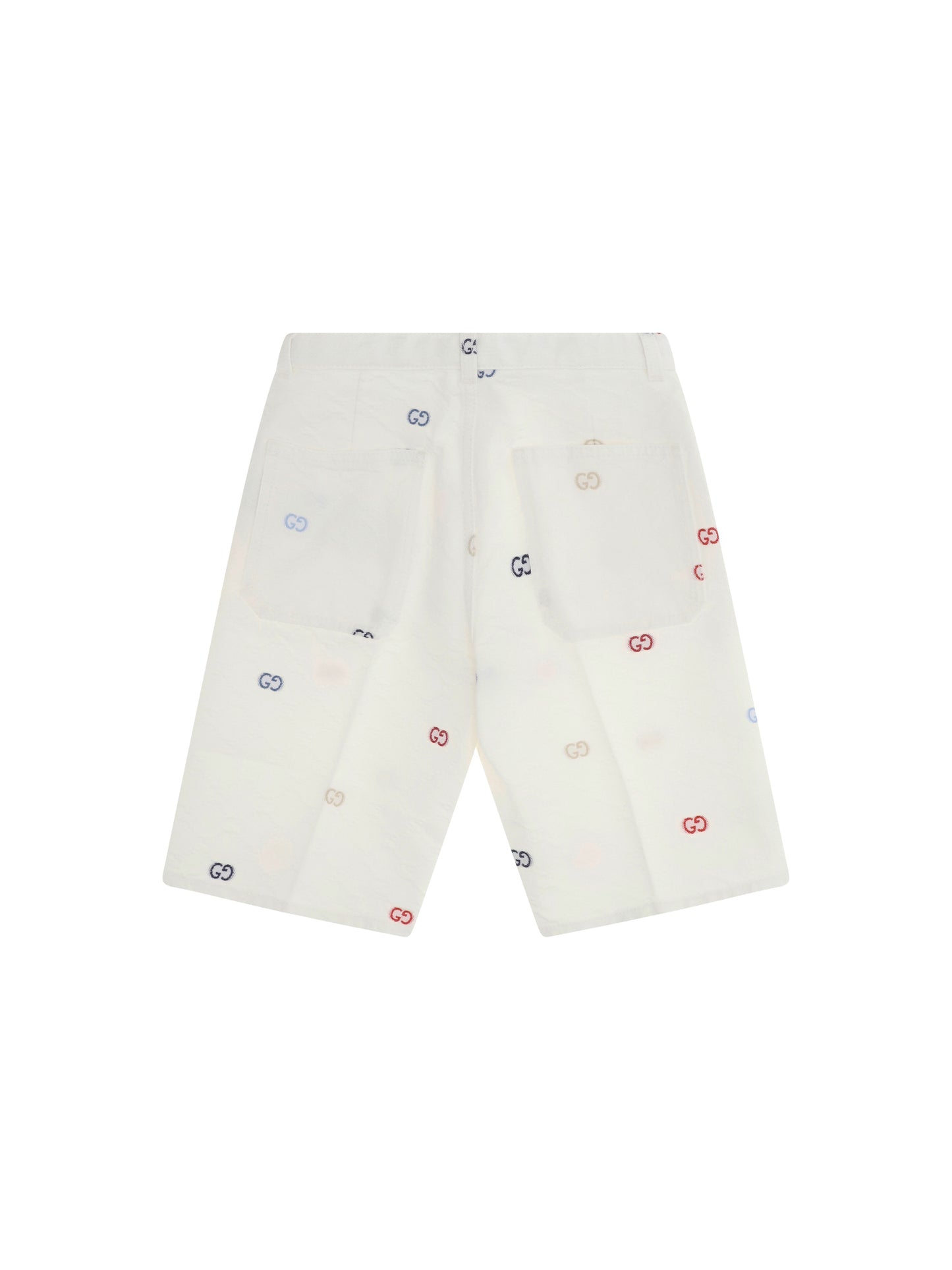 GUCCI GG cotton denim jacquard Shorts for Boy
