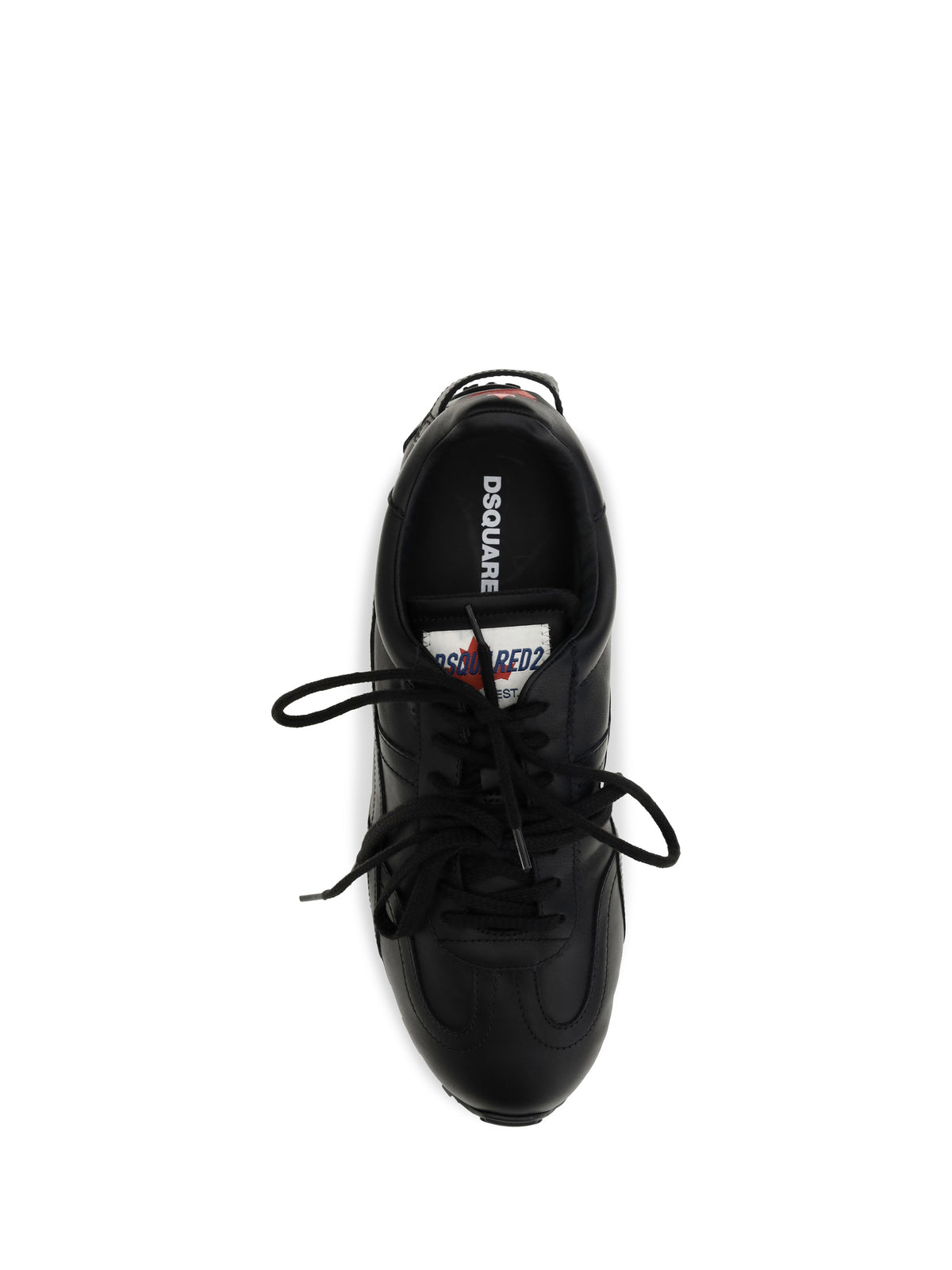 Dsquared2 Leather Sneakers - Black