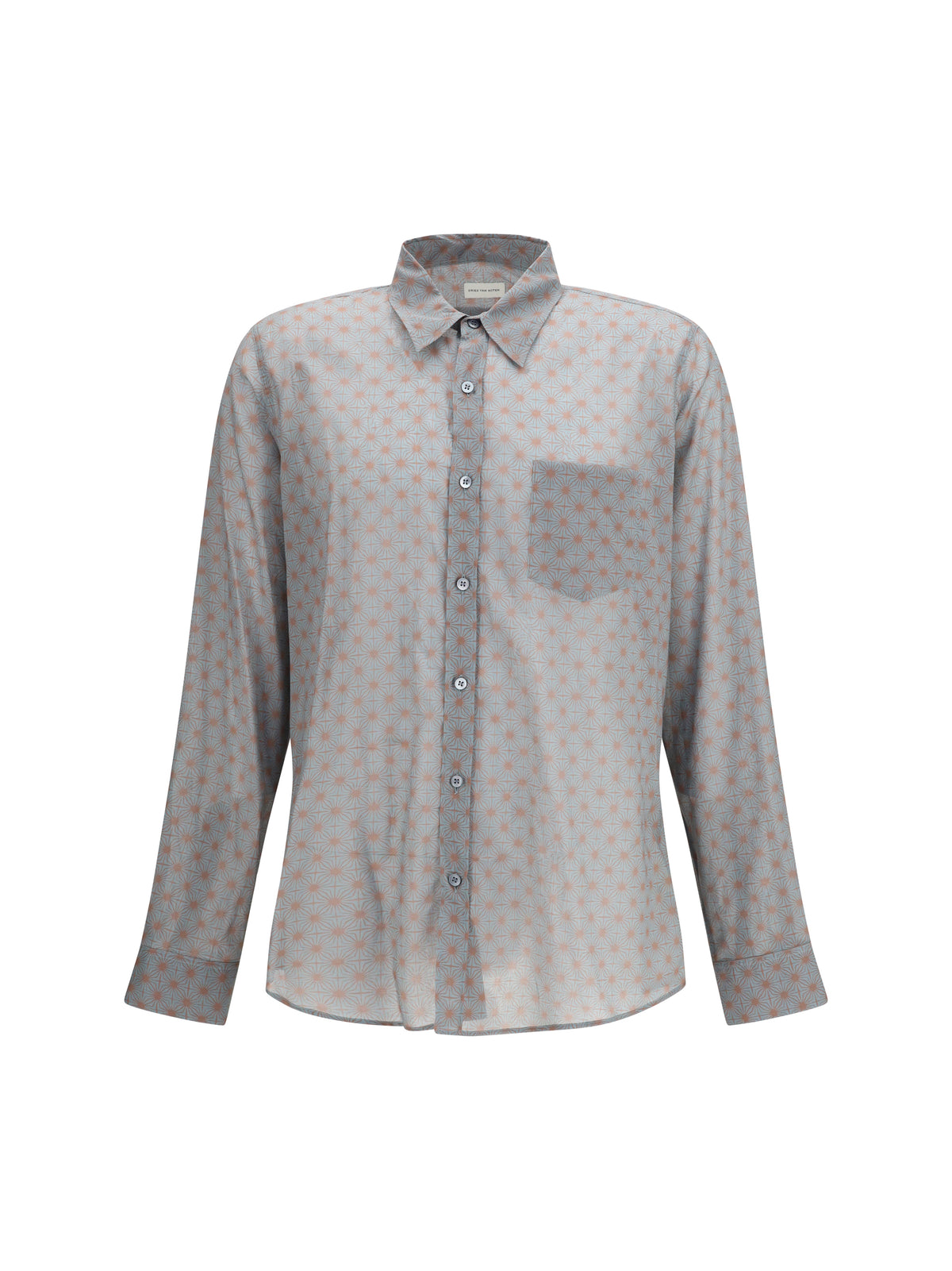 Dries Van Noten Cotton Shirt - Steel