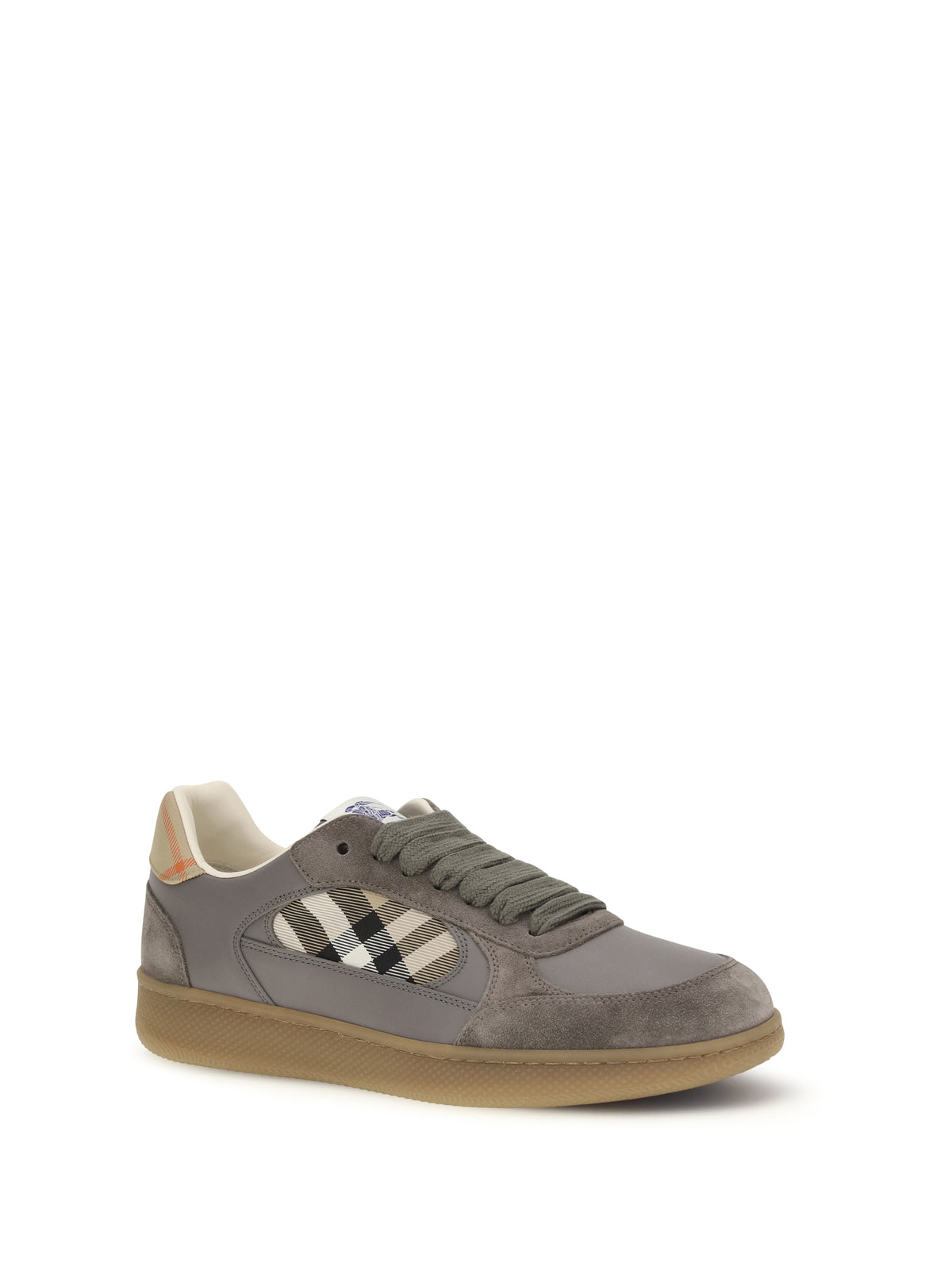 Burberry Terrace leather and Check Sneakers - Tower/Sand Ip Check