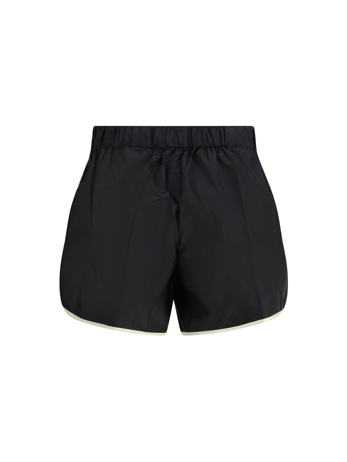 Prada Lightweight Re-Nylon Shorts - Nero+Vaniglia