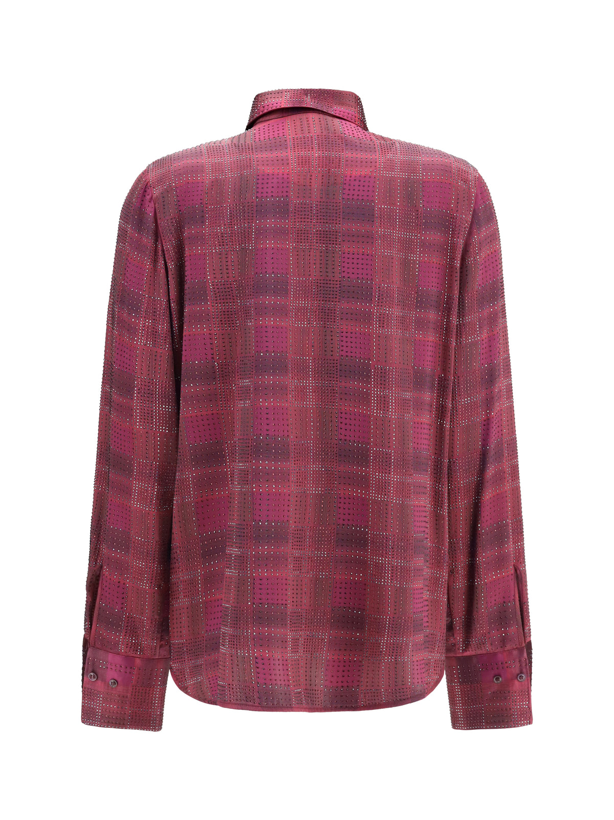 Ermanno Scervino Crystal check satin Shirt - St. Check P